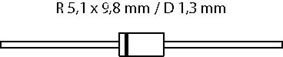 1.5KE30A - unidir transil 30V 1500W, cliquez pour agrandir 