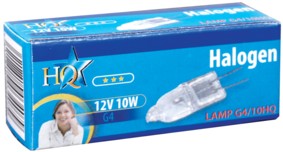 Ampoule halogne transparante - 10W/12V - G4, cliquez pour agrandir 