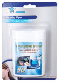 Lingettes nettoyantes, cliquez pour agrandir 