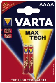 Pack 2 piles alcaline Max Tech - LR61 - AAAA - 1.5V, cliquez pour agrandir 