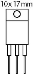 TIC206M - Triac 600V 4A 5/10mA, cliquez pour agrandir 