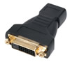 Adaptateur HDMI femelle - DVI-D femelle, doré