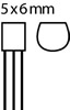 SF0R5J43 , Toshiba - Thyristor 600V 7A 1W