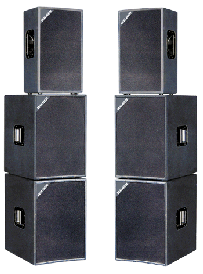 BST - SOUNDMATE-5 - Système 2.4, Cais. amplifiés 38cm 4x600W + 2x600W Sat 38cm, cliquez pour agrandir 