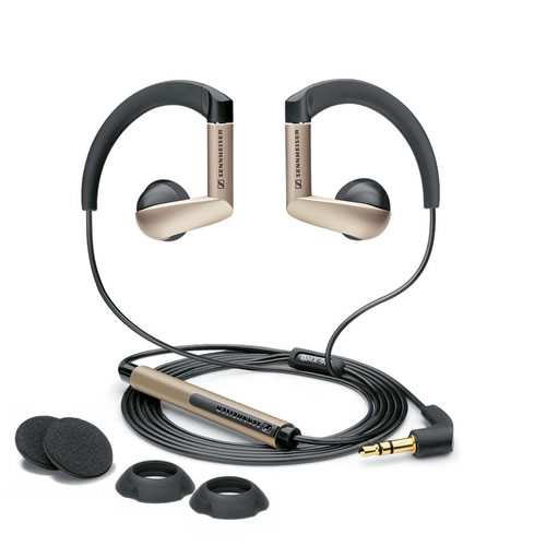 Sennheiser - OMX 90 VC Style - Casque intra-auriculaire tour doreille avec contrle de volume, cliquez pour agrandir 