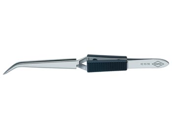 Cross-over tweezers, nickel-plated, 160mm, cliquez pour agrandir 