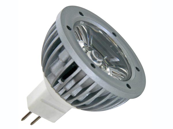1w Led Lamp - Warm White (2700K) - 12Vac/dc - Mr16, cliquez pour agrandir 
