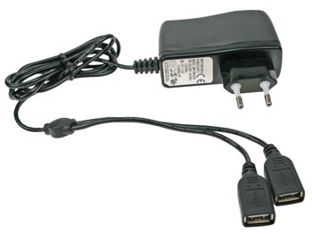 Adaptateur de puissance usb - 5vcc / 2.5a, cliquez pour agrandir 