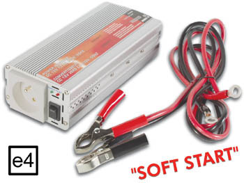 Convertisseur  Sinusoide Modifie Entre 12V CC / Sortie 230V CA - Soft-Start 600W, cliquez pour agrandir 