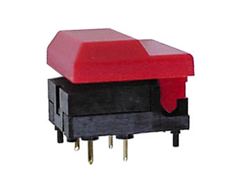 Digitast Dip Push-button Switch Brown Cap - No LED, cliquez pour agrandir 