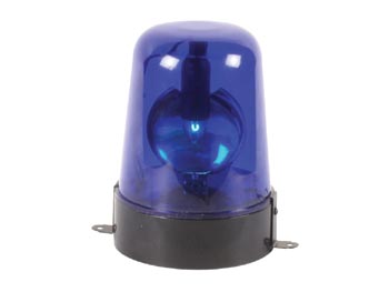 Gyrophare - Bleu - (avec Adaptateur 12vca), cliquez pour agrandir 