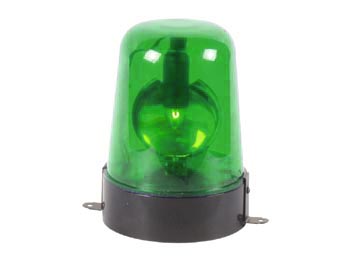 Gyrophare - Vert - (avec Adaptateur 12vca), cliquez pour agrandir 