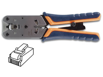 Pince  sertir professionnelle pour 8p8c (rj45), cliquez pour agrandir 