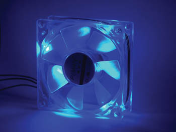 Ventilateur Pour Pc (3 LEDs Bleues), cliquez pour agrandir 