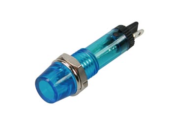 Voyant Rond 8mm 220V Bleu, cliquez pour agrandir 