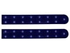 Double barette de LED autoadhésive - bleu - 15cm - 12vcc