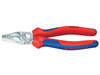 Combination pliers, chrome-plated, 180mm