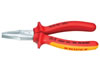Flat nose pliers, chrome-plated, 160mm, 1000v