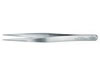 Precision tweezers, stainless steel, 120mm