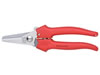 Combination shears, polished, 190mm