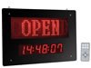 Panneau Led  Open / Closed  avec Horloge