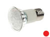 Ampoule LED Rouge - E27 - 240Vca - 18 LEDs