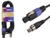 Cable Haut-Parleur Professionnel, Connecteur Haut-Parleur 4P Male Vers XLR Femelle (5m)