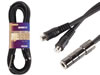 Cable Professionnel Audio, Fiche Stereo 6.3mm Vers 2 X Rca Femelle (6m)