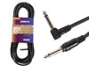 Cable Professionnel pour Guitare, Jack Metallique 6.3mm Vers Jack Metallique 6.3mm / 90° (6m)