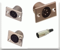 Fiches XLR 4 Broches