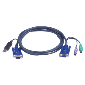 Cble Kvm Vga + Ps2 & Usb Aten, cliquez pour agrandir 