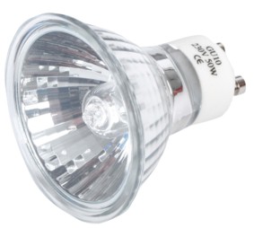 Ampoule halogne GU10 - MR16 - 50W / 230V - 2000H, cliquez pour agrandir 