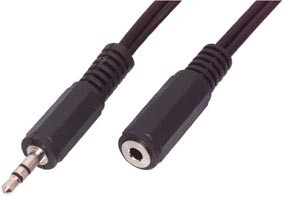 Cble 3.5mm streo mle vers 3.5mm streo femelle, 5m, cliquez pour agrandir 