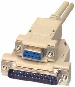 Cble de srie DB9F-DB25m, 3m, cliquez pour agrandir 
