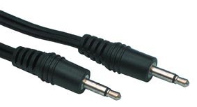 Cble fiche mono jack 3.5 mm vers fiche mono jack 3.5mm, 1.20m, cliquez pour agrandir 