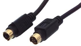 Cble fiche S-Vido mle vers fiche S-Vido mle, contact plaqu OR, 2.5m, cliquez pour agrandir 