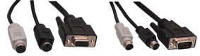 Cbles PS/2 pour extension KVM, 10m, cliquez pour agrandir 