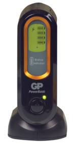 Chargeur gp powerbank v600d avec 4 batteries NiMh AA 2700mAh, cliquez pour agrandir 