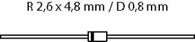 Diode Zener 4V3-1.3W, cliquez pour agrandir 