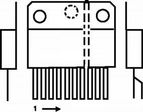 LA6500 , Sanyo - power opamp, cliquez pour agrandir 