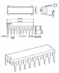 MT8870DIP - dmtf generator/receiver =, cliquez pour agrandir 