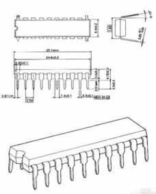 PCF8584P , Philips - i2c bus controller, cliquez pour agrandir 