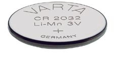 Pile+bouton+Lithium+Varta+-+CR2032+-+3V+-+220mAh+-+20x3.2mm, cliquez pour agrandir 