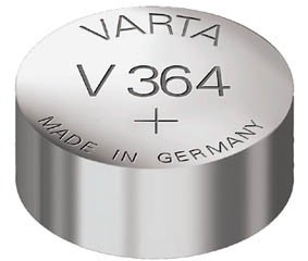 Pile bouton pour montre Varta - V364 - 1.55V - 20mah, cliquez pour agrandir 