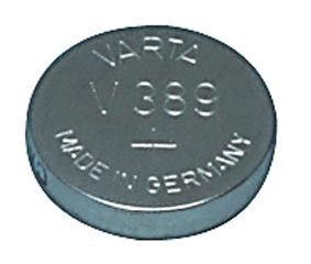 Pile bouton pour montre Varta - V389 -  1.55V - 85mah - SR54 389.101.111, cliquez pour agrandir 