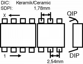 SN74HC14 - hex schmitt trigger, cliquez pour agrandir 