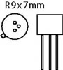 2N1711 - Si-N 75V 1A 0.8W 70MHz