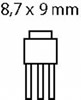2SD1802 , Sanyo - Si-N 60V 3A 15W 150MHz