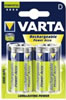 Pack de 2 Piles rechargeables NiMH Varta - R20 - 1.2V - D - 3000mAh