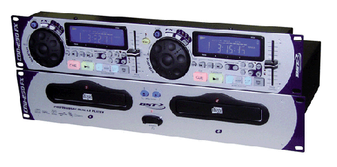BST - CDD-250 FX - Double Lecteur CD 19 (2U+2U) effets antichoc master tempo, cliquez pour agrandir 